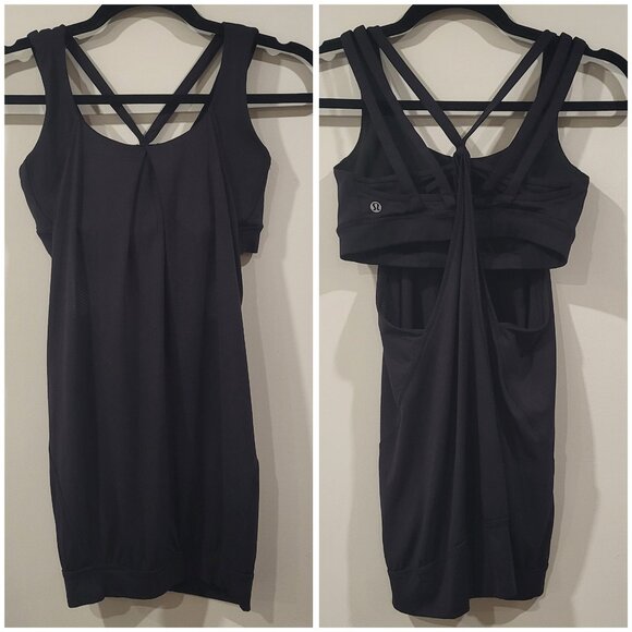 Lululemon Nouveau Limits Black Tank Top Size ~XS - Picture 8 of 12